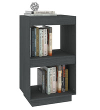 Bücherregal Grau 40x35x71 cm Massivholz Kiefer
