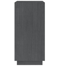Bücherregal Grau 40x35x71 cm Massivholz Kiefer