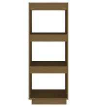 Bücherregal/Raumteiler Honigbraun 40x35x103 Massivholz Kiefer