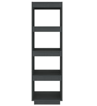 Bücherregal/Raumteiler Grau 40x35x135 cm Massivholz Kiefer