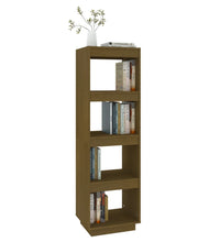 Bücherregal/Raumteiler Honigbraun 40x35x135 Massivholz Kiefer