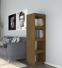 Bücherregal/Raumteiler Honigbraun 40x35x135 Massivholz Kiefer
