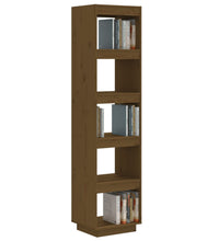 Bücherregal/Raumteiler Honigbraun 40x35x167cm Massivholz Kiefer