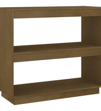 Bücherregal Honigbraun 80x35x71 cm Massivholz Kiefer