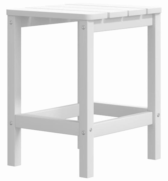 Adirondack-Gartentisch Weiß 38x38x46 cm HDPE