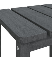 Garten Adirondack-Tisch Anthrazit 38x38x46 cm HDPE