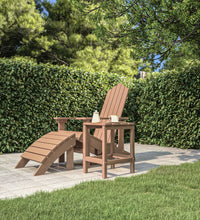 Adirondack-Gartentisch Braun 38x38x46 cm HDPE