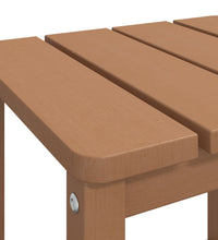 Adirondack-Gartentisch Braun 38x38x46 cm HDPE