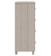 Sideboard HAMAR Weiß 79x40x103,5 cm Massivholz Kiefer