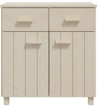 Sideboard HAMAR Honigbraun 79x40x80 cm Massivholz Kiefer