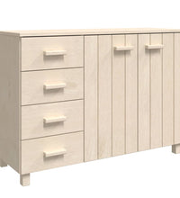 Sideboard HAMAR Honigbraun 113x40x80 cm Massivholz Kiefer