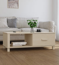 Sideboard HAMAR Honigbraun 100x55x35 cm Massivholz Kiefer