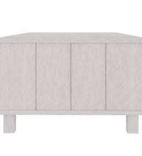 Couchtisch HAMAR Weiß 100x55x35 cm Massivholz Kiefer