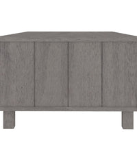 Couchtisch HAMAR Hellgrau 100x55x35 cm Massivholz Kiefer
