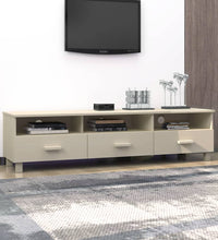 TV-Schrank HAMAR Honigbraun 158x40x40 cm Massivholz Kiefer