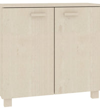 Sideboard HAMAR Honigbraun 85x35x80 cm Massivholz Kiefer