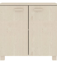 Sideboard HAMAR Honigbraun 85x35x80 cm Massivholz Kiefer