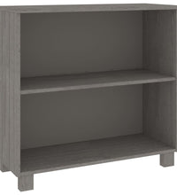 Sideboard HAMAR Hellgrau 85x35x80 cm Massivholz Kiefer