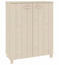 Schuhschrank HAMAR Honigbraun 85x40x108 cm Massivholz Kiefer