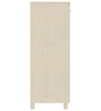 Schuhschrank HAMAR Honigbraun 85x40x108 cm Massivholz Kiefer