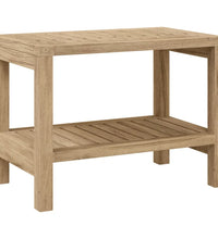 Badezimmer-Beistelltisch 60x30x45 cm Massivholz Teak