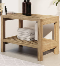 Badezimmer-Beistelltisch 60x30x45 cm Massivholz Teak