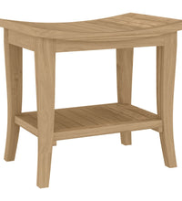 Badezimmer-Beistelltisch 50x35x45 cm Massivholz Teak