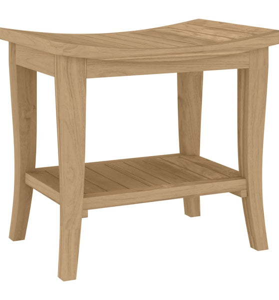 Badezimmer-Beistelltisch 50x35x45 cm Massivholz Teak
