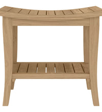 Badezimmer-Beistelltisch 50x35x45 cm Massivholz Teak