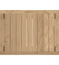 Badezimmer-Beistelltisch 50x35x45 cm Massivholz Teak
