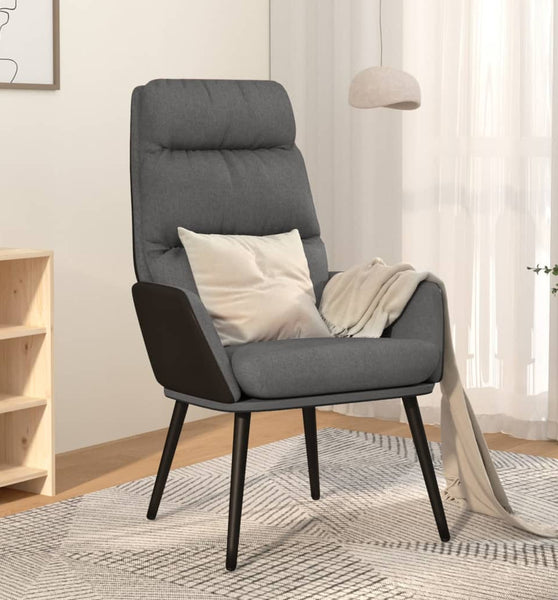 Relaxsessel Hellgrau Stoff