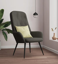 Relaxsessel Dunkelgrau Samt
