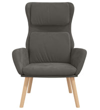 Relaxsessel Dunkelgrau Samt