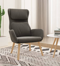 Relaxsessel Dunkelgrau Samt