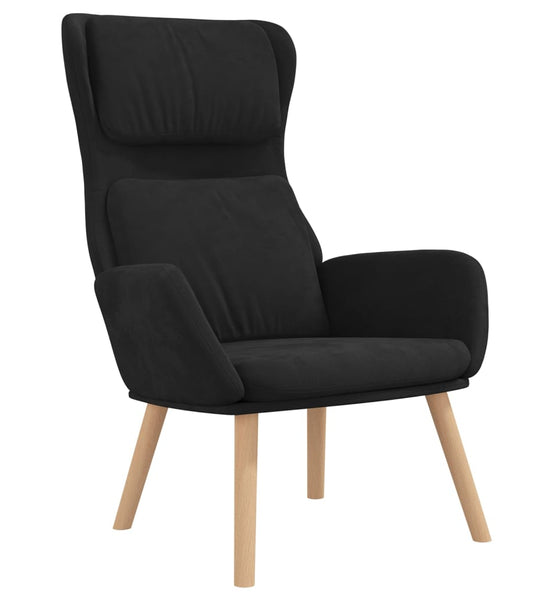Relaxsessel Schwarz Samt
