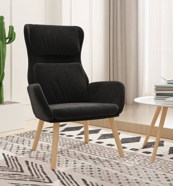 Relaxsessel Schwarz Samt