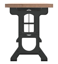 Esstisch 110x65x82 cm Massivholz Tanne und Eisen