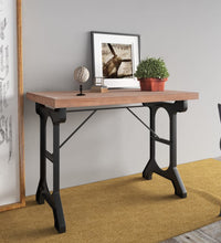 Esstisch 110x65x82 cm Massivholz Tanne und Eisen