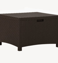 Garten-Aufbewahrungsbox 60x54x41 cm PP Rattan Braun