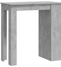 Bartisch mit Regal Betongrau 102x50x103,5 cm