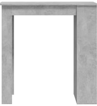 Bartisch mit Regal Betongrau 102x50x103,5 cm