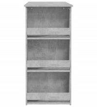 Bartisch mit Regal Betongrau 102x50x103,5 cm