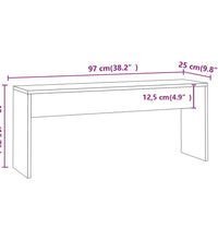 3-tlg. Essgruppe Betongrau Holzwerkstoff