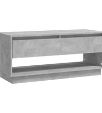 TV-Schrank Betongrau 102x41x44 cm Holzwerkstoff