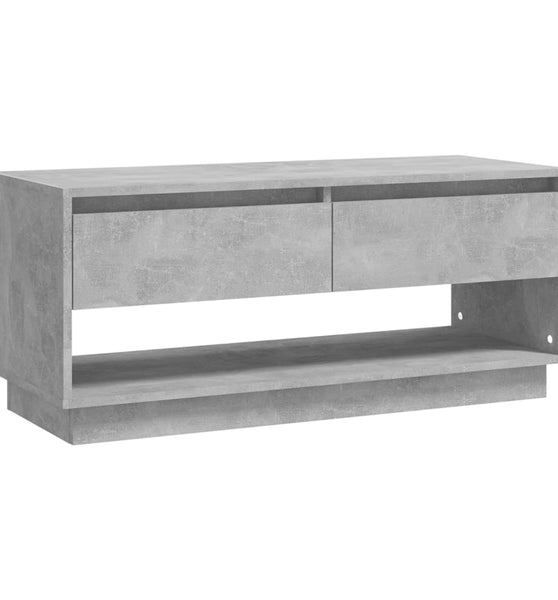 TV-Schrank Betongrau 102x41x44 cm Holzwerkstoff