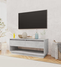 TV-Schrank Betongrau 102x41x44 cm Holzwerkstoff