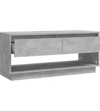 TV-Schrank Betongrau 102x41x44 cm Holzwerkstoff