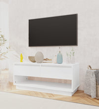TV-Schrank Hochglanz-Weiß 102x41x44 cm Holzwerkstoff