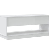 TV-Schrank Hochglanz-Weiß 102x41x44 cm Holzwerkstoff