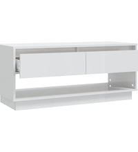 TV-Schrank Hochglanz-Weiß 102x41x44 cm Holzwerkstoff